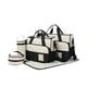 thumbnail image 1 of Juego De Bolsa Para Cambiar Pañales, Bolso De Mano Moderno Para Mamá Para Trabajar, Viajar Al Aire Libre, Negro, 1 of 5