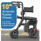 thumbnail image 3 of Andadores plegables para personas mayores con asiento HOMLAND R12 de 300 libras, 3 of 9