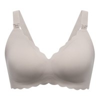 Momcozy Sujetadores De Lactancia Para Amamantar, Sujetador, Sujetador De Maternidad Yn46,Marrón 2Xl