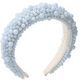 thumbnail image 1 of Diademas acolchadas de perlas para mujer: bandas anchas con cuentas acrílicas, aros barrocos, accesorios para el cabello hechos a mano para niñas., 1 of 5