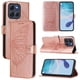 thumbnail image 1 of Funda cartera mariposa para Motorola Moto G86 con soporte y ranuras para tarjetas Oro rosa, 1 of 5