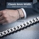 thumbnail image 3 of Pulsera Cadena Cubana S925 Plata 6mm Para Hombre, 3 of 3