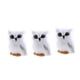 thumbnail image 1 of 3 Uds Simulación Búho Animal Decoración Del Hogar Simulación Búho Artificial Blanco, 1 of 5