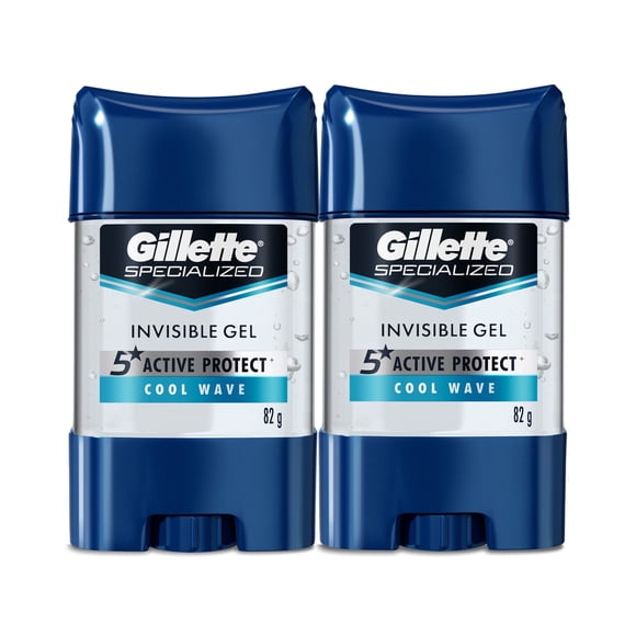 Pack Antitranspirante Gillette 2 Gel Cool Wave Hombre, 82 g
