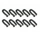 thumbnail image 4 of 10x ganchos de correas, Clip de gancho para llavero, Clips de conexión de correas, hebilla de correas, hebilla de puente para correa de mochila de sen 25 CM, 4 of 5