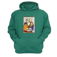 Genérico - Polerón Canguro Scooby Doo Verde Aguamarina Talla L Unisex
