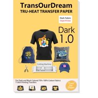 Papel De Transferencia De Calor Transourdream Tru-Iron Para Tela Oscura