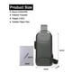 thumbnail image 5 of Mochila bandolera FANDARE 18 × 11 × 34 cm con carga USB e impermeable, 5 of 7