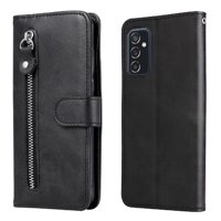 Gangxun - Funda Con Cremallera Para Samsung Galaxy M52 5G, Carcasa Cartera De Cuero Pu Con Soporte Y Tarjetero