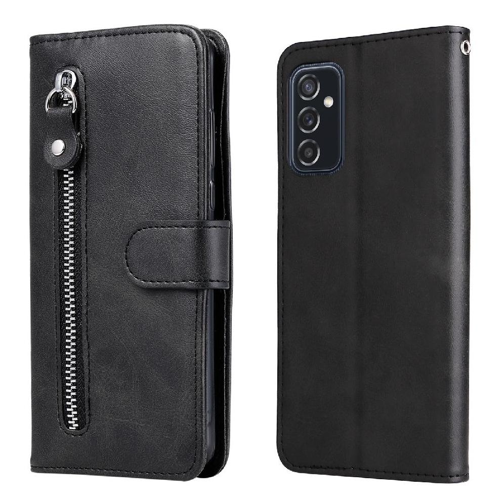Gangxun - Funda Con Cremallera Para Samsung Galaxy M52 5G, Carcasa Cartera De Cuero Pu Con Soporte Y Tarjetero