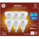 thumbnail image 1 of Bombilla LED GE Relax BR30 de 10 W (equivalente a 65 W), paquete de 6, 1 of 5