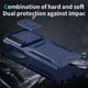 thumbnail image 2 of Funda Resistente para Samsung Galaxy S25 Edge con Tapa Deslizante y Protección Militar Azul, 2 of 6