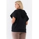 thumbnail image 3 of Saronite Sudadera con Capucha de Manga Corta Basics, Color Negro (Talla Grande para Mujer), 3 of 4