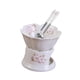 thumbnail image 1 of Olla Para Fondue De Chocolate, Calentador De Mantequilla, Juego De Olla Para Fondue Para Cena De Boda, Cocina, Tazón Blanco, Olla Blanca, 1 of 5