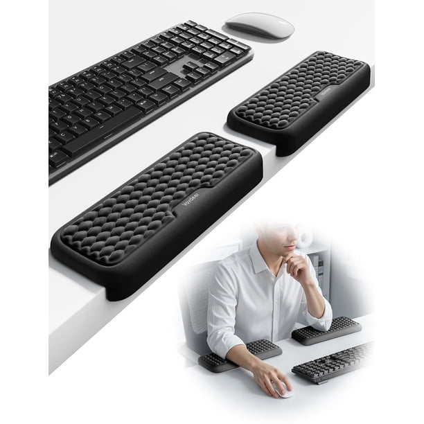 Vaydeer 2 piezas de almohadillas ergonómicas en forma de L de espuma viscoelástica para apoyo de codos