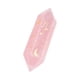 thumbnail image 3 of Varita de cristal 6 Piedra de energía pulida facetada Varitas de doble punto Cristal de fluorita natural para colección de meditación Decoración Rosa, 3 of 5
