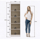 thumbnail image 4 of Mueble Estante Multiuso 2 Puertas - Cocina - Lavanderia- Crudo-Cafe, 4 of 4