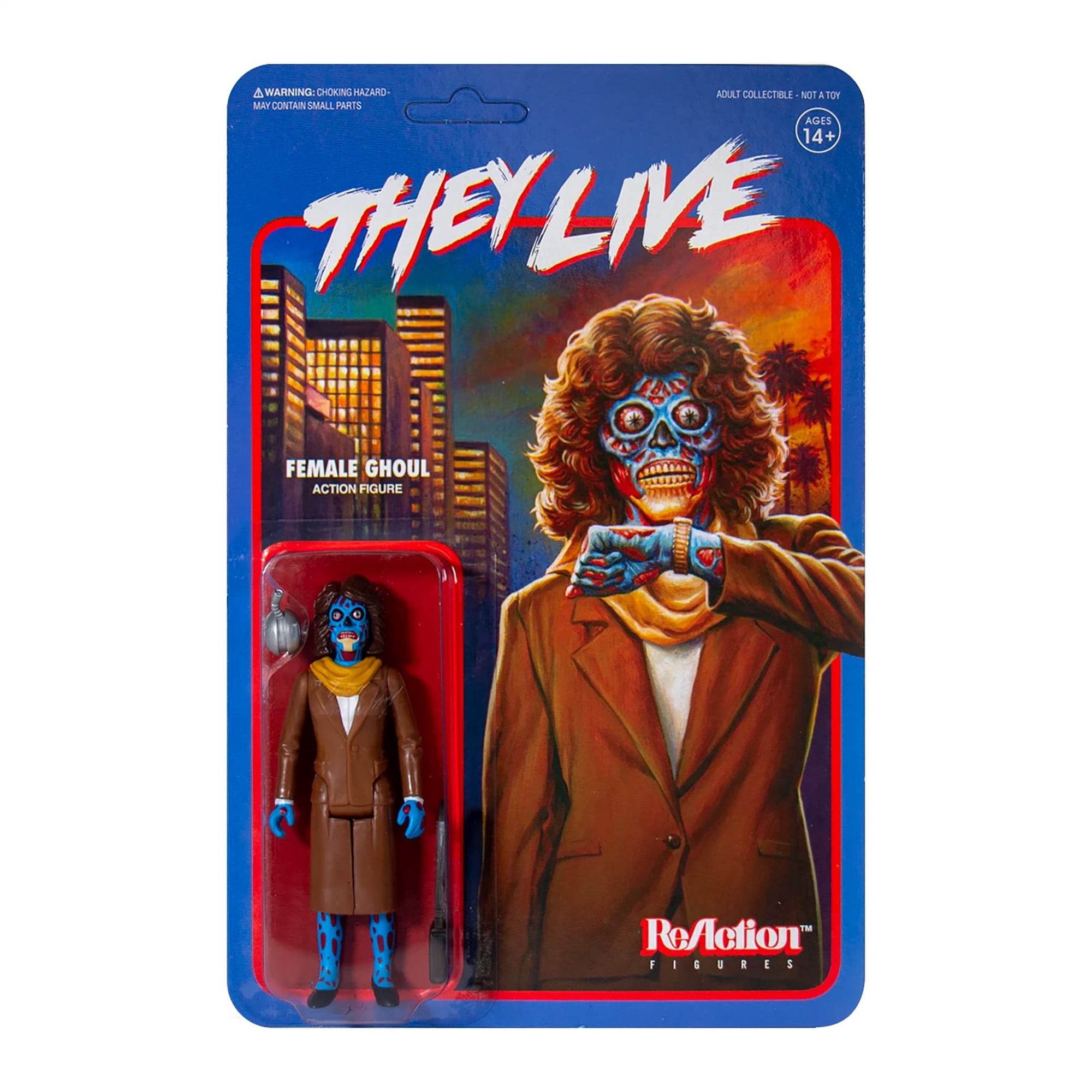 Super7 - Figura De Acción Super 7 They Live Female Ghoul De 9,5 Cm Con Acc