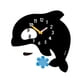 thumbnail image 4 of Reloj De Pared Sin Tictac, Fácil De Leer, Con Dibujos Animados, Bonito, Para Apartamento, Escuela, Oficina, Ballena, 4 of 5