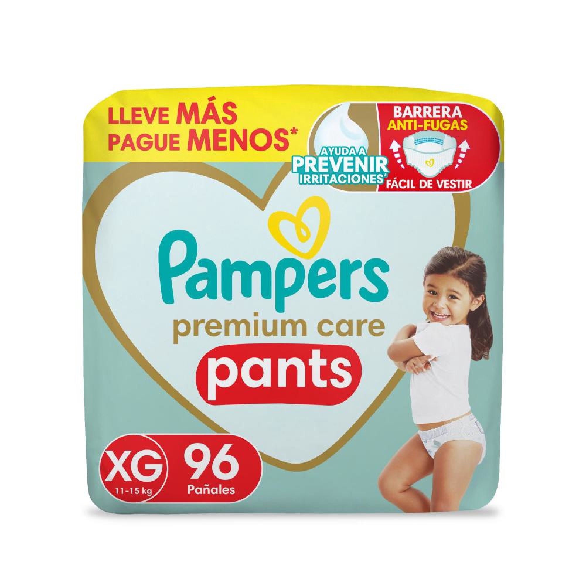 Pañales De Bebé Pampers Premium Care Xg