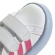 thumbnail image 2 of Zapatillas deportivas Adidas Grand Court 2.0 para niños, blanca/Pulse Magenta 7 US, 2 of 3