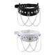 thumbnail image 5 of Paquete De 2 Gargantillas De Piel Sintética Para Mujer, Cadenas De Tachuelas, Collar Ajustable, Joyería, 5 of 5