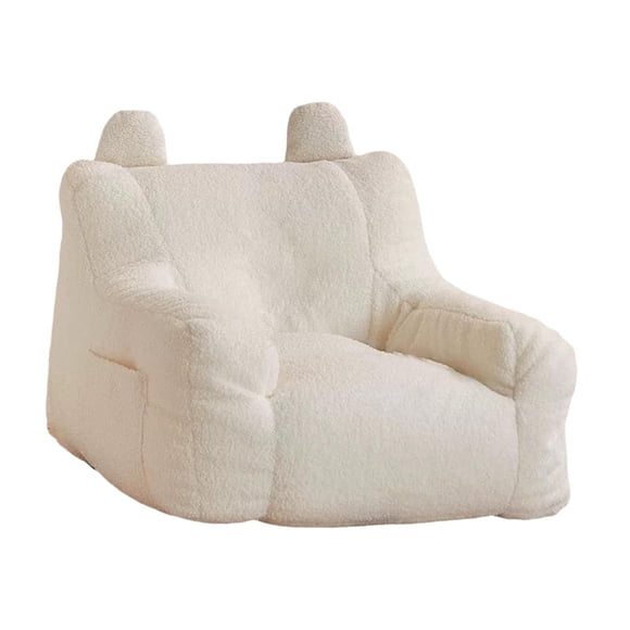 Puf Silla Sofá Salón Sofá Sofá De Ocio Para Sala De Estar Juegos Lectura Blanco Leche