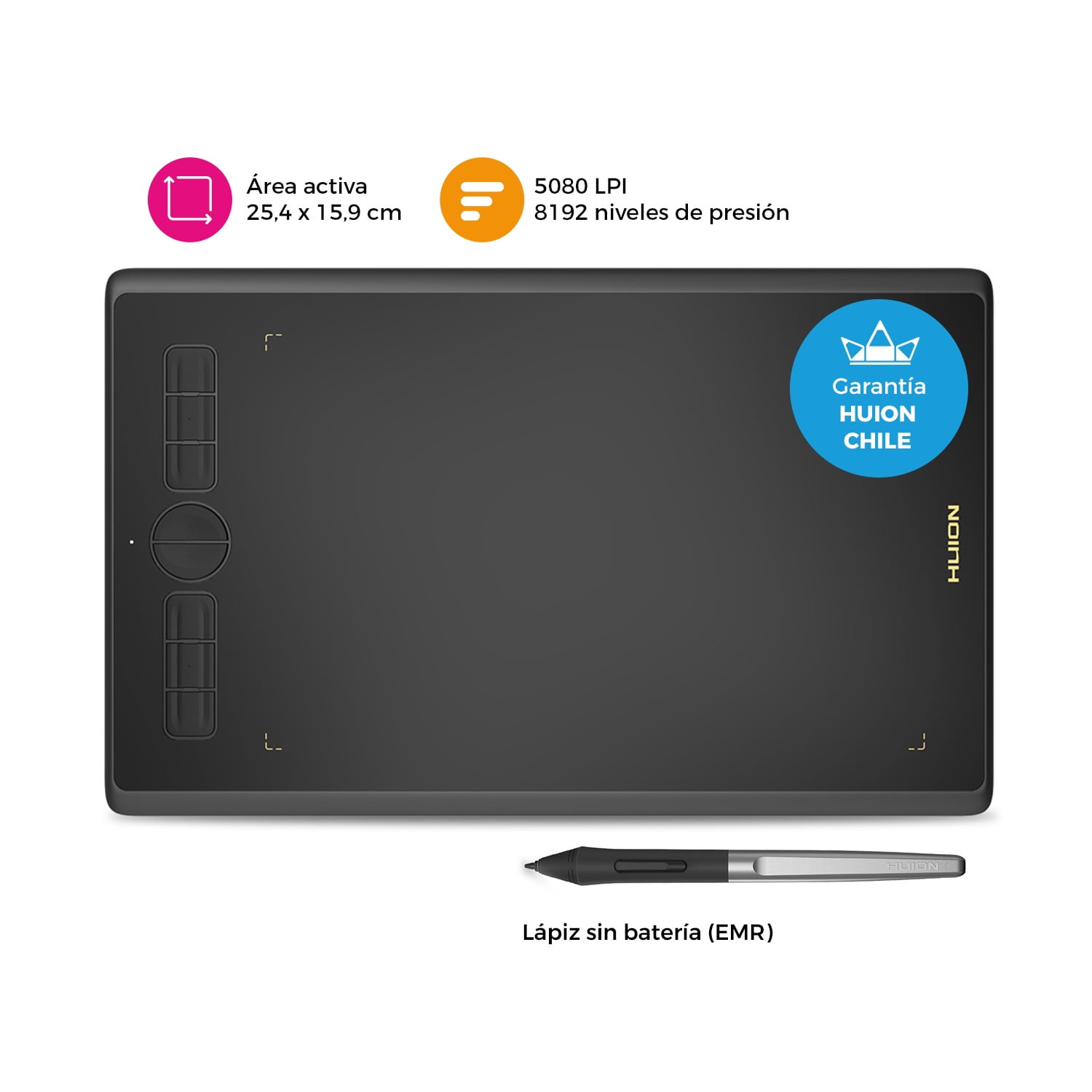 Huion - Tableta Gráfica Digitalizadora Inspiroy H610x