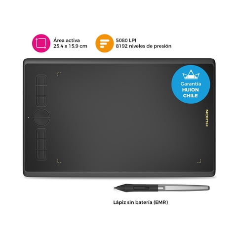 Huion - Tableta Gráfica Digitalizadora Inspiroy H610X