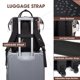 thumbnail image 4 of Mochila para portátil Focdod 17.3" con puerto USB anti-robo - Negro/Gris, 4 of 6