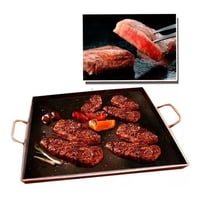 Genérico - Plancha Churrasquera 40X40 Fierro 5Mm Gris Oscuro Alta Calidad