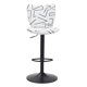 thumbnail image 3 of Taburete Zuo Elevate con base de acero blanco regulable en altura, 3 of 9