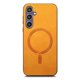 thumbnail image 4 of Magnetic Slim Case for Samsung Galaxy S23 FE with Camera Guard & Anti-Scratch Back Yellow, 4 of 6