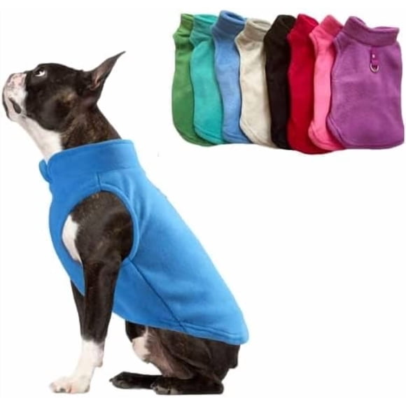 Chaleco Polar Para Perros Suave Y Cálido Para Pequeños Y Medianos