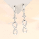 thumbnail image 2 of Aros Plata 925 Infinito Pendiente Mujer Regalo Joya Colgante, 2 of 3
