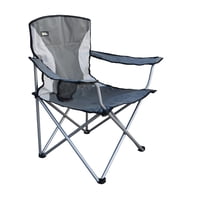 National Geographic - Silla Plegable Camping Acolchada Denver Gris Nat Geo