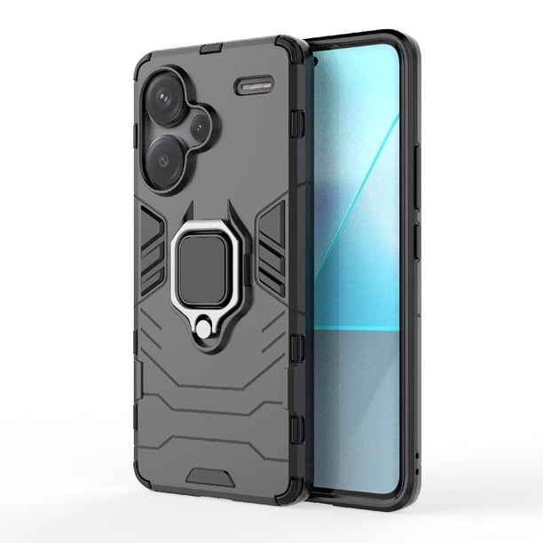 FOXDOCK Funda Antigolpes para Xiaomi Redmi Note 13 Pro Plus 5G – Protección Total con Soporte y Diseño Robusto
