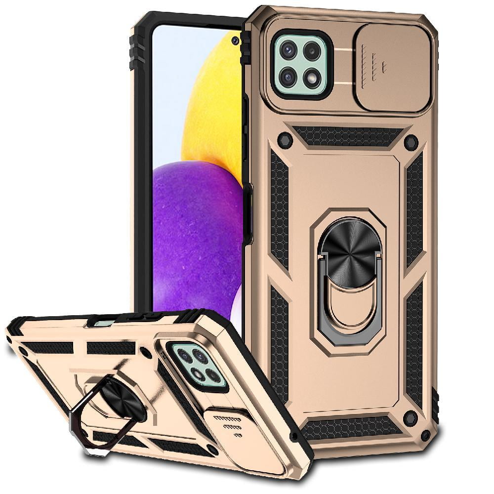 Estuche Gangxun Para Samsung Galaxy A22 5g, Soporte Giratorio 360°, Estilo Mecánico Y Magnético