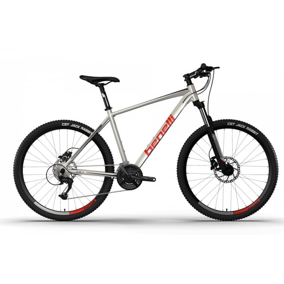 Bicicleta Mtb De Aleacion Blanco Con Rojo S