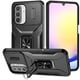 thumbnail image 1 of Funda Armada para Samsung Galaxy A26 con Tapa Deslizante y Soporte Magnético Giratorio Negro, 1 of 5