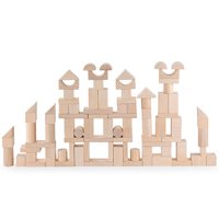 Viga - Juguete Madera Bloques Madera 100 Pz