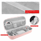 thumbnail image 3 of Compatible con PlayStation Portal Funda de viaje protectora de cuero PU a prueba de golpes Bolsa de transporte antiarañazos para consola portátil-Gris, 3 of 7