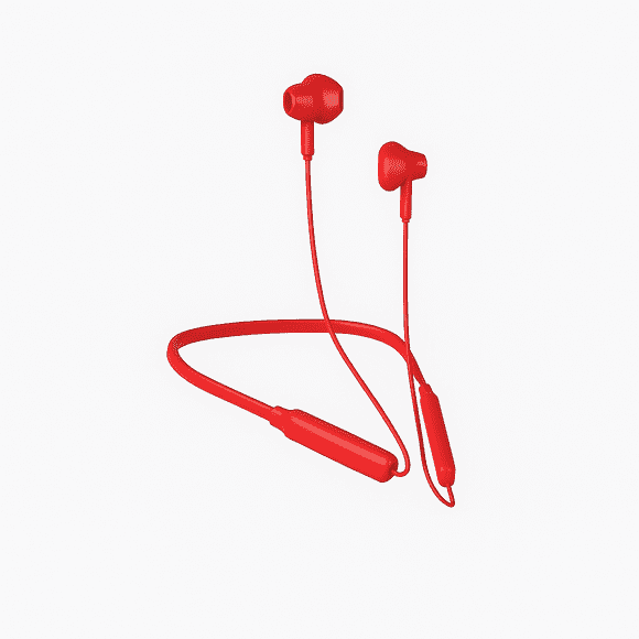 Audífonos Deportivos Inalámbricos TREQA BT27 Bluetooth 5.3 Color Rojo – Sonido Estéreo, Resistentes al Agua, Micrófono Integrado y Batería de 180mAh