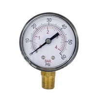 Ioensy - Manómetro De Lixiviación De Repuesto 0-60Psi Para Sistema De Agua Acuarios Piscina