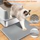 thumbnail image 4 of Caja de Arena para Gatos EGMEHOAD XL Acero Inoxidable 60x40x30 cm, 4 of 9