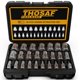 thumbnail image 1 of Juego de extractores de tornillos THOSAF, 25 unidades, extractores de pernos fáciles de sacar, 1 of 7
