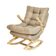 thumbnail image 3 of Silla Mecedora Coquette Con Apoya Brazo Beige Lino, 3 of 3