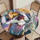 thumbnail image 5 of Chainsaw Man-theme Fitted Round Tablecloths Elastic Edged Table Covers Waterproof Table Cloth for Kitchen Holiday Party Tables Decor 150cm, 5 of 6