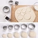thumbnail image 2 of Set de 5 Cortadores de Galletas Redondos de Acero Inoxidable KSPOWWIN, 2 of 6