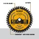 thumbnail image 2 of Hoja de sierra circular DEWALT DWA161240, 40 dientes, 165 mm, 2 of 9